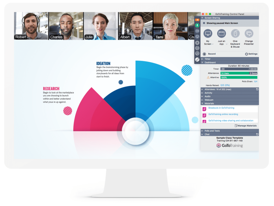 screenshot of GoTo Training
